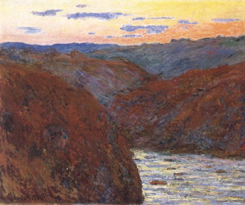 Claude Monet The Creuse,Sunset china oil painting image